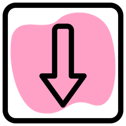 Down Arrow  Icon