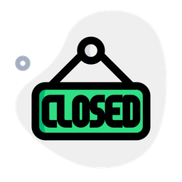 Closed Sign  Icon