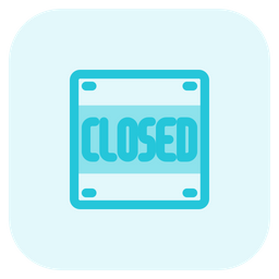 Closed Sign  Icon