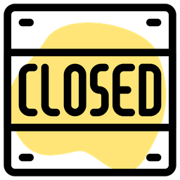 Closed Sign  Icon