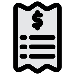 Bill Receipt  Icon