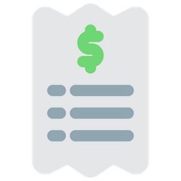 Bill Receipt  Icon