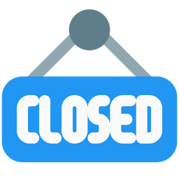 Closed Sign  Icon