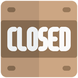 Closed Sign  Icon