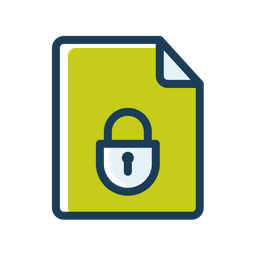 Document Encrypted  Icon