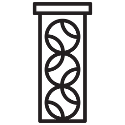 Tennisbälle können  Symbol