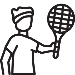 Tennisspieler  Symbol