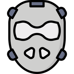 Feldhockey-Maske  Symbol