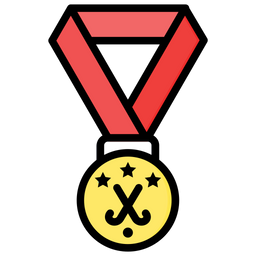 Feldhockey-Medaille  Symbol