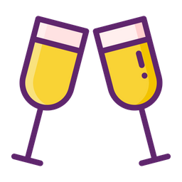 Champagne Glasses  Icon