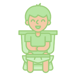 Man In Toilet  Icon