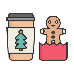 Coffee And Gingerbread  Icon