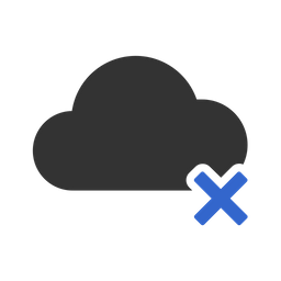 Cancel cloud  Icon