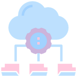 Cloud folder  Icon