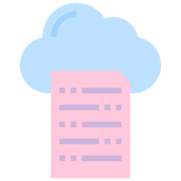 Cloud report  Icon