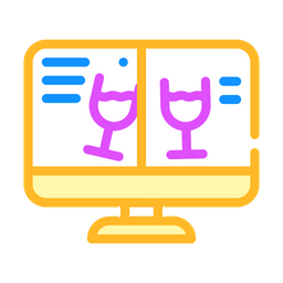 Online Celebration  Icon