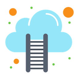 Cloud Ladder  Icon