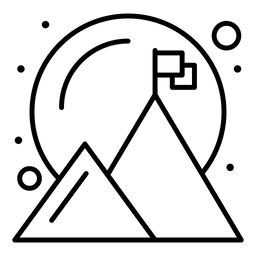 Erreicht  Symbol