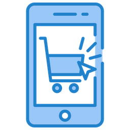 Mobile Shopping  Icon