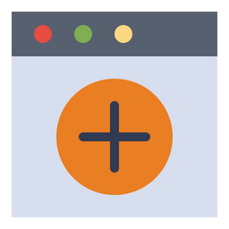 Adicionar página da web  Ícone