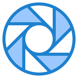 Kameraobjektiv  Symbol