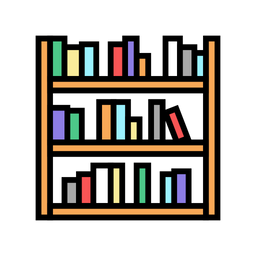 Library Shelf  Icon