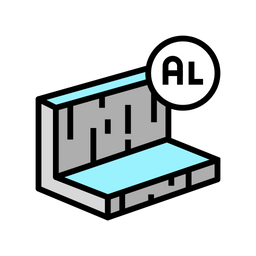 Aluminum Material  Icon