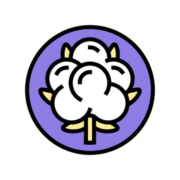 Cotton Flower  Icon