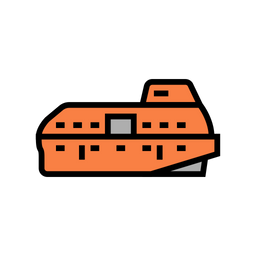 Rettungsboot Boot  Symbol