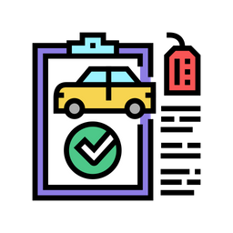 Verificação de serviço de carro  Ícone