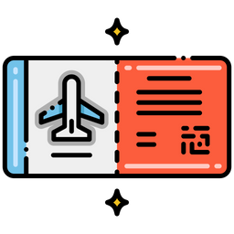 Flugticket  Symbol