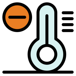 Down Temperature  Icon