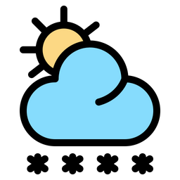 Cloud Snow  Icon