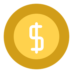 Dollar Coin  Icon