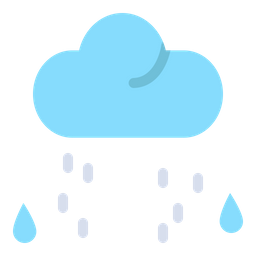 Bewölkt Regen  Symbol