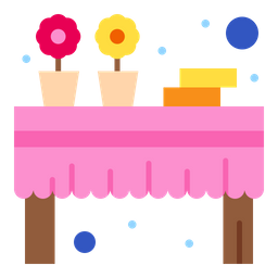 Decorative Table  Icon