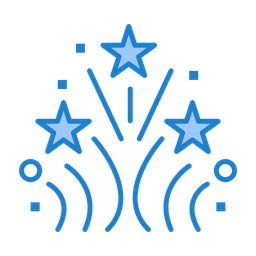 Feuerwerk  Symbol