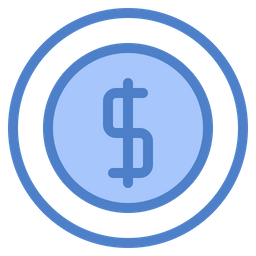 Dollar Coin  Icon