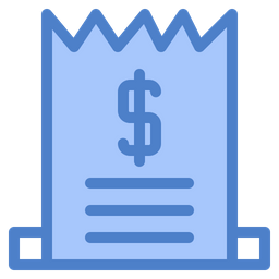 Bill Receipt  Icon