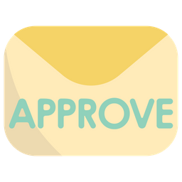 Approve mail  Icon