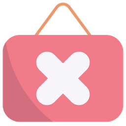 Cancel signboard  Icon