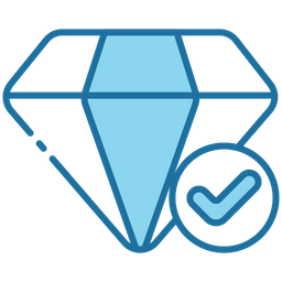 Überprüfen diamant  Symbol