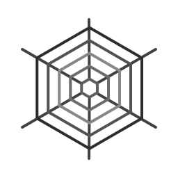 Spinnennetz  Symbol