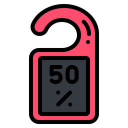 Discount Door Hanger  Icon