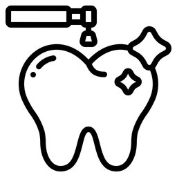 Zahnreinigung  Symbol