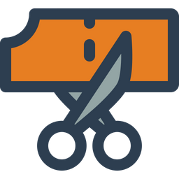 Cloth Cutting  Icon