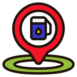 Petrol Station Location  Icon