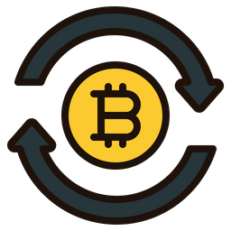 Bitcoin-Transaktion  Symbol