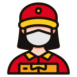 Delivery Woman  Icon