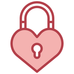 Heart Lock  Icon